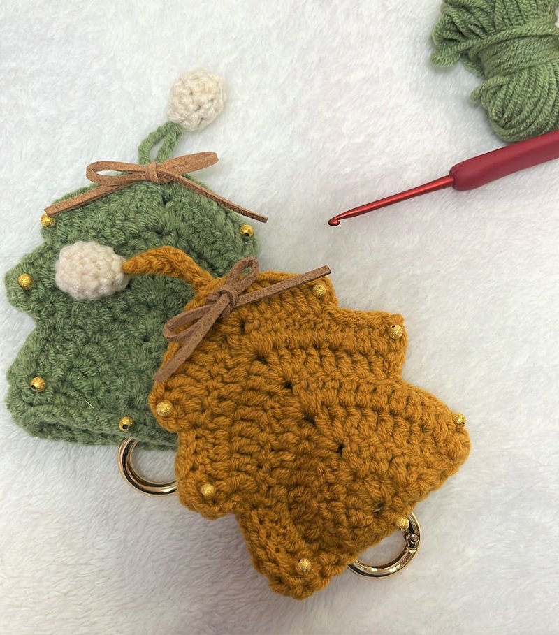 圣诞节X圣诞树钥匙圈X圣诞礼物 - 钥匙链/钥匙包 - 聚酯纤维 多色