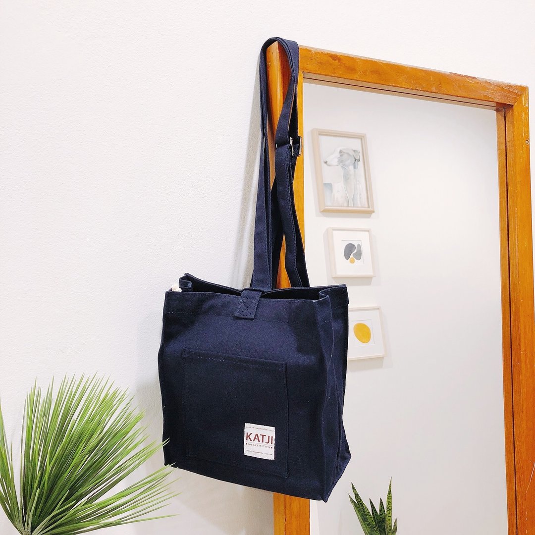 HONEY TOAST BAG : NAVY COLOR - 后背包/双肩包 - 其他材质 蓝色