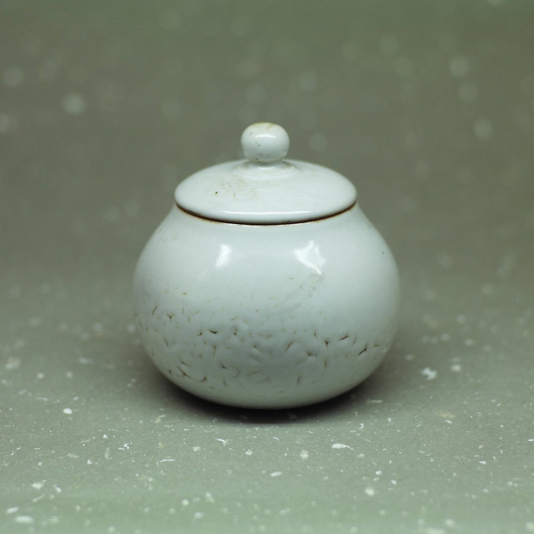 柚型 缩釉 茶叶罐 手作陶艺 茶道具 - 茶具/茶杯 - 陶 