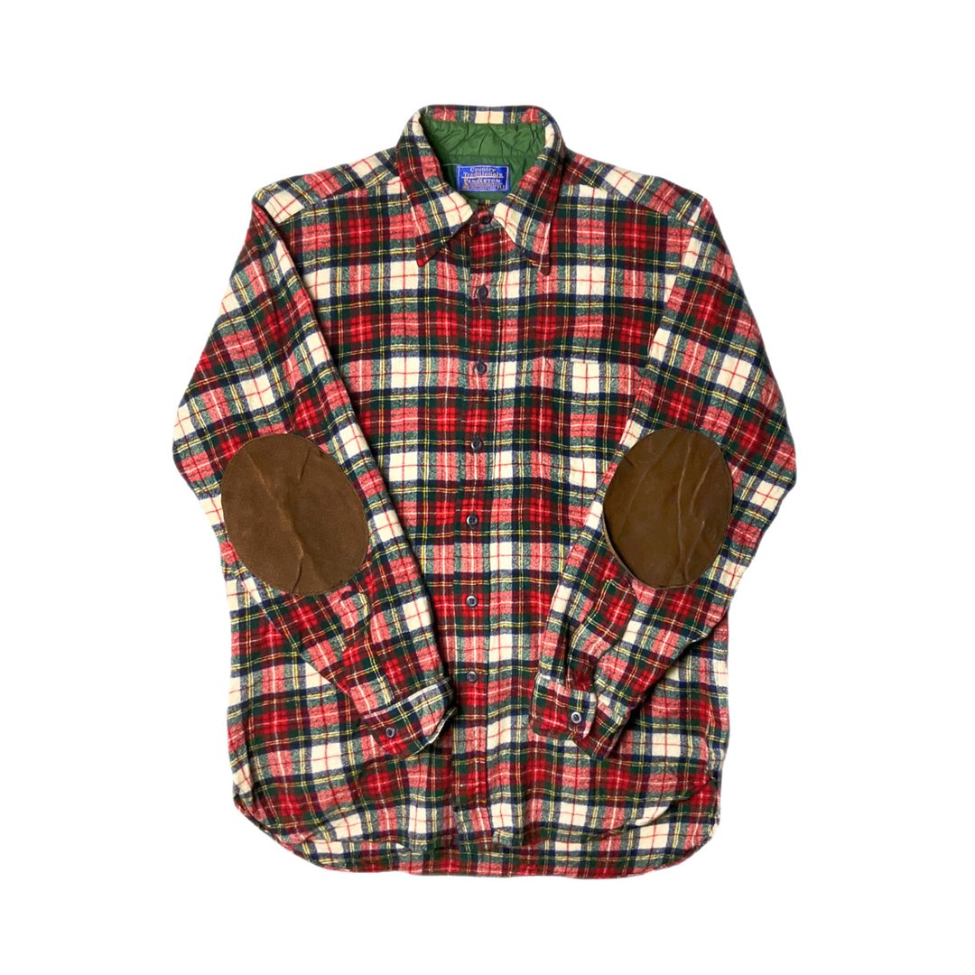 70s Pendleton 苏格兰格纹 Tartan 羊毛衬衫 - 男装衬衫 - 羊毛 多色