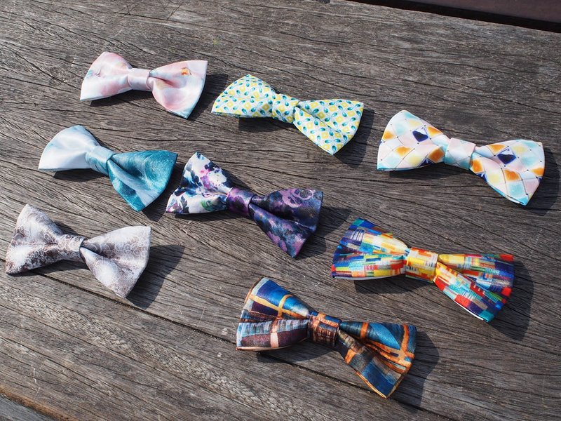 认真挑福袋 - Novios Design Studio 领结 - 缘分组合包 任选你喜爱的领结 - 领带/领带夹 - 聚酯纤维 多色