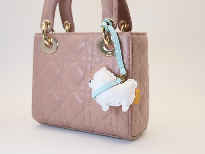 博美皮革联系吊饰 - 包含NFC - 吊饰 - 真皮 多色