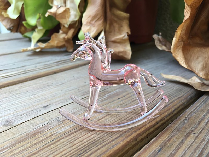 水晶玻璃 摇摇马 - 摆饰 - 玻璃 