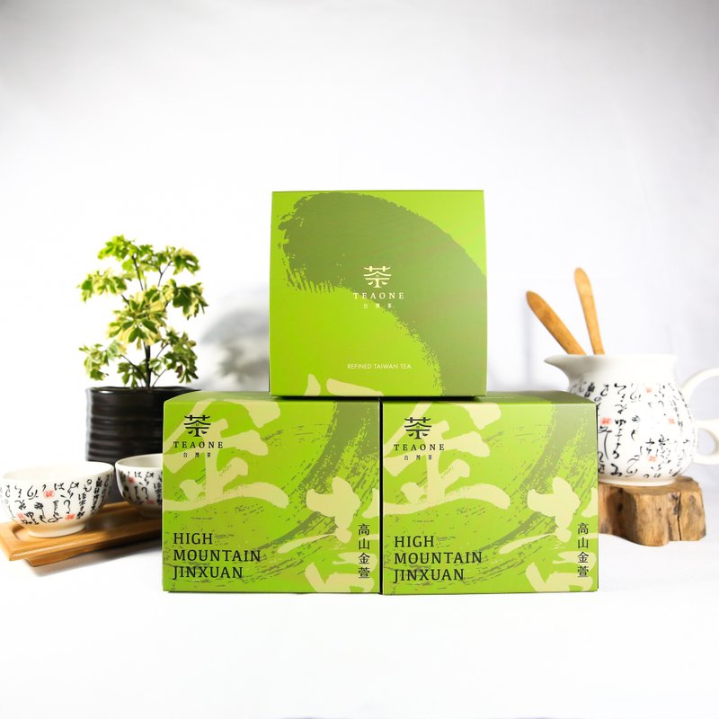 【TeaOne I 原叶茶包】高山金萱High Mt. Jinxuan【净重3g*12包】 - 茶 - 新鲜食材 绿色