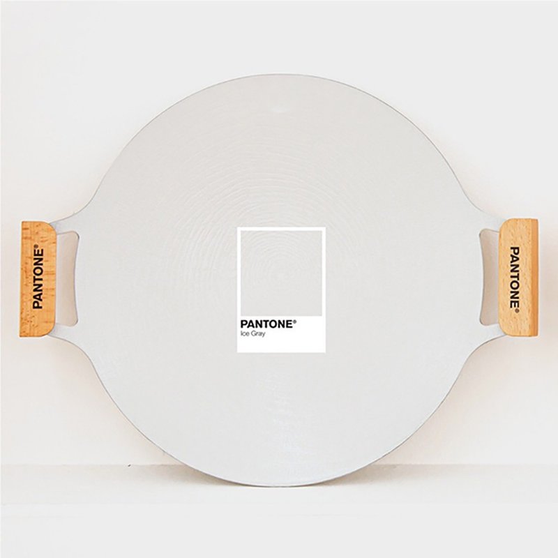 寄送美国-韩国 PANTONE GRIDDLE 铸造烤盘-冰河灰 - 锅具/烤盘 - 其他材质 灰色