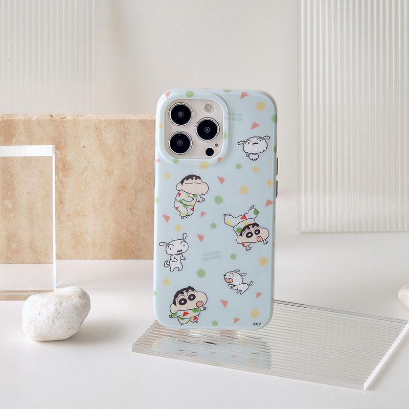 蜡笔小新睡衣碎花防摔iPhone手机壳 - 手机壳/手机套 - 塑料 多色