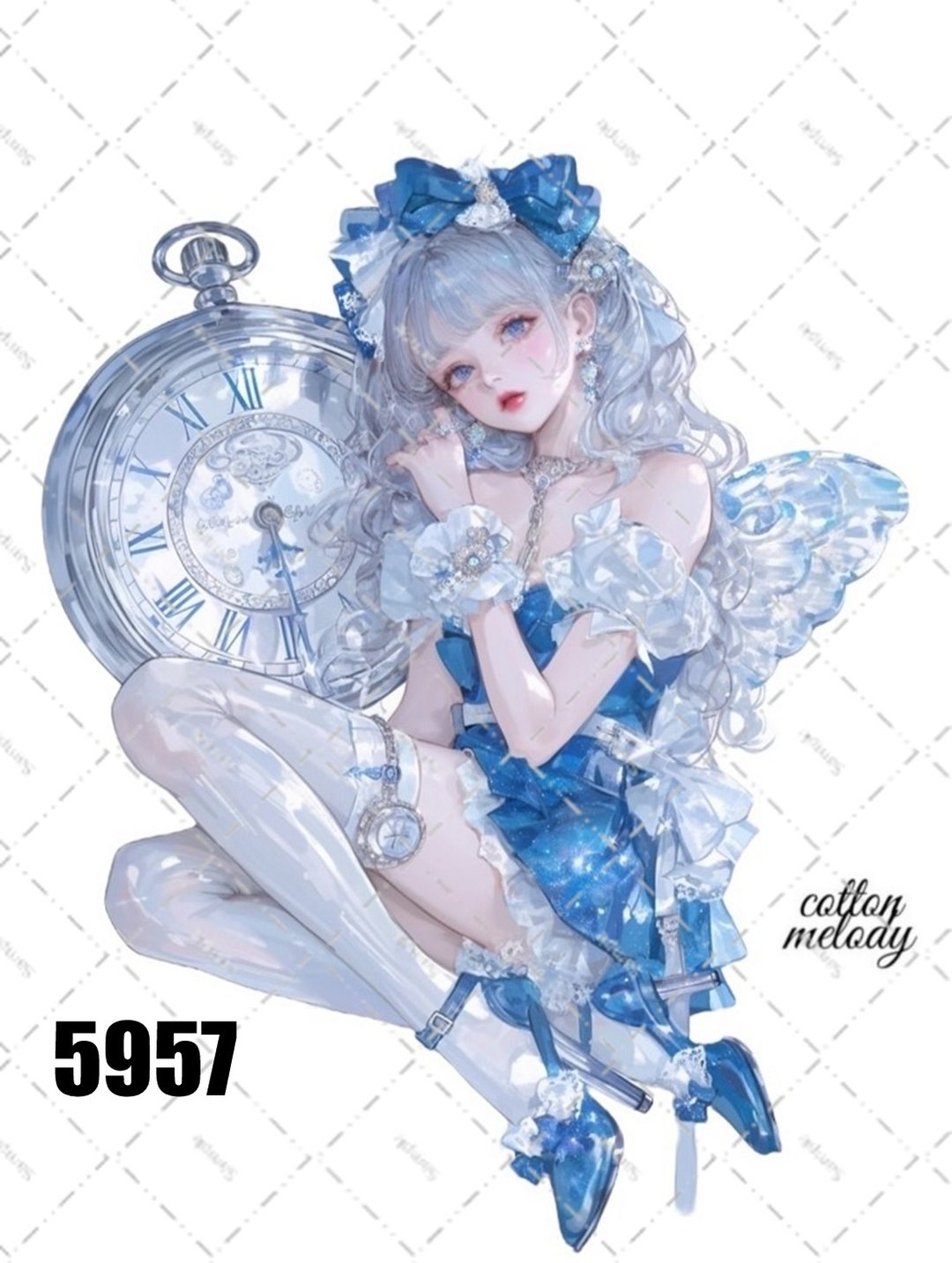 原创贴纸 no.5957 人物贴纸 原创贴纸 人物贴纸 女孩贴纸 原创人物贴纸 - 贴纸 - 纸 