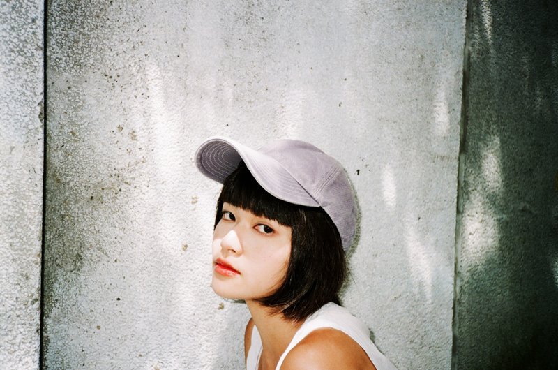 水洗质感老帽 Vintage Cap | 浅靛蓝 - 帽子 - 棉．麻 蓝色