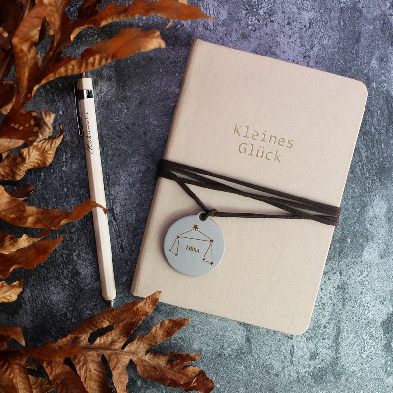 【OPUS东齐金工】当猫咪变身天秤座-不锈钢钥匙圈吊饰/植鞣皮 - 钥匙链/钥匙包 - 不锈钢 银色