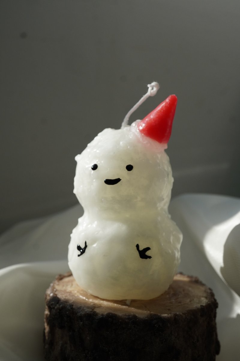 香氛小雪人蜡烛(白茶香味) | 圣诞礼物首选 - 蜡烛/烛台 - 蜡 