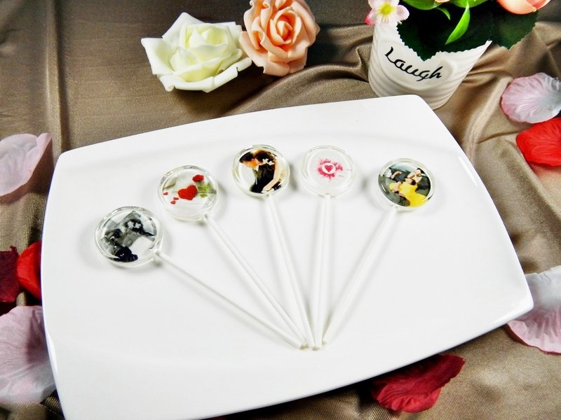 定制棒棒糖-真爱回忆 (6支/盒) - 零食/点心 - 新鲜食材 透明