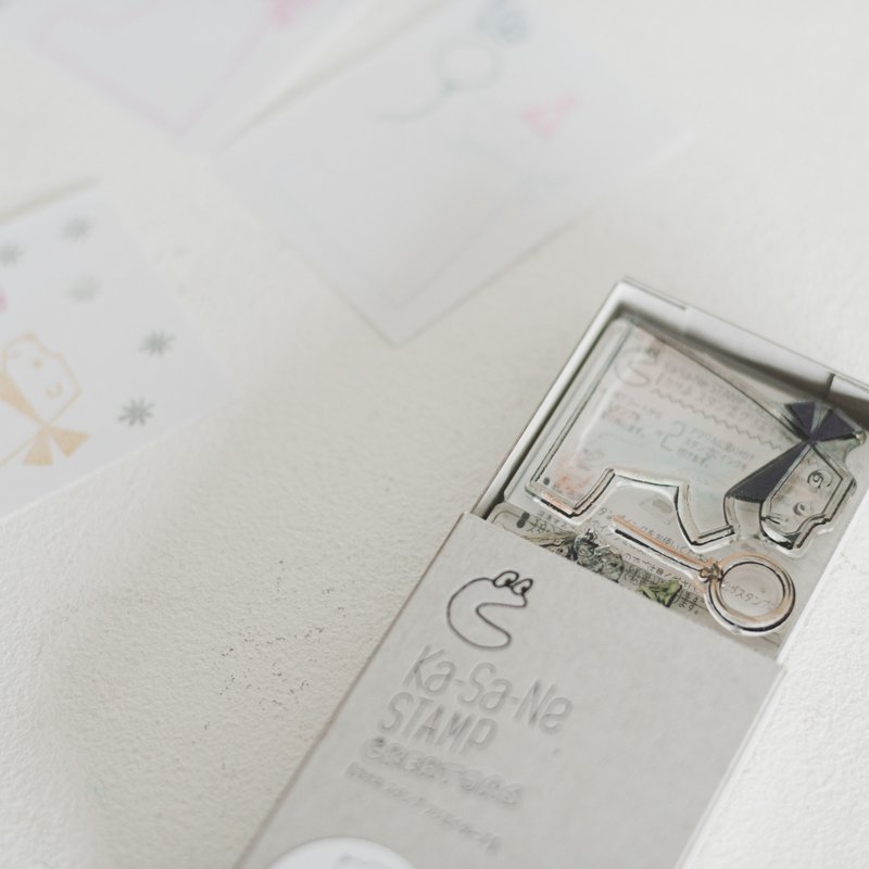 Ka-Sa-Ne STAMP CREATORS - サタケシュンスケ - 印章/印台 - 树脂 透明