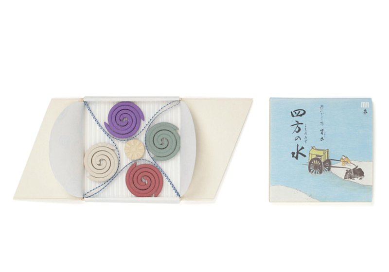 贤木四方之水 线香礼盒【日本松荣堂 源氏物语系列 】四款八枚香 - 香薰/精油/线香 - 其他材质 