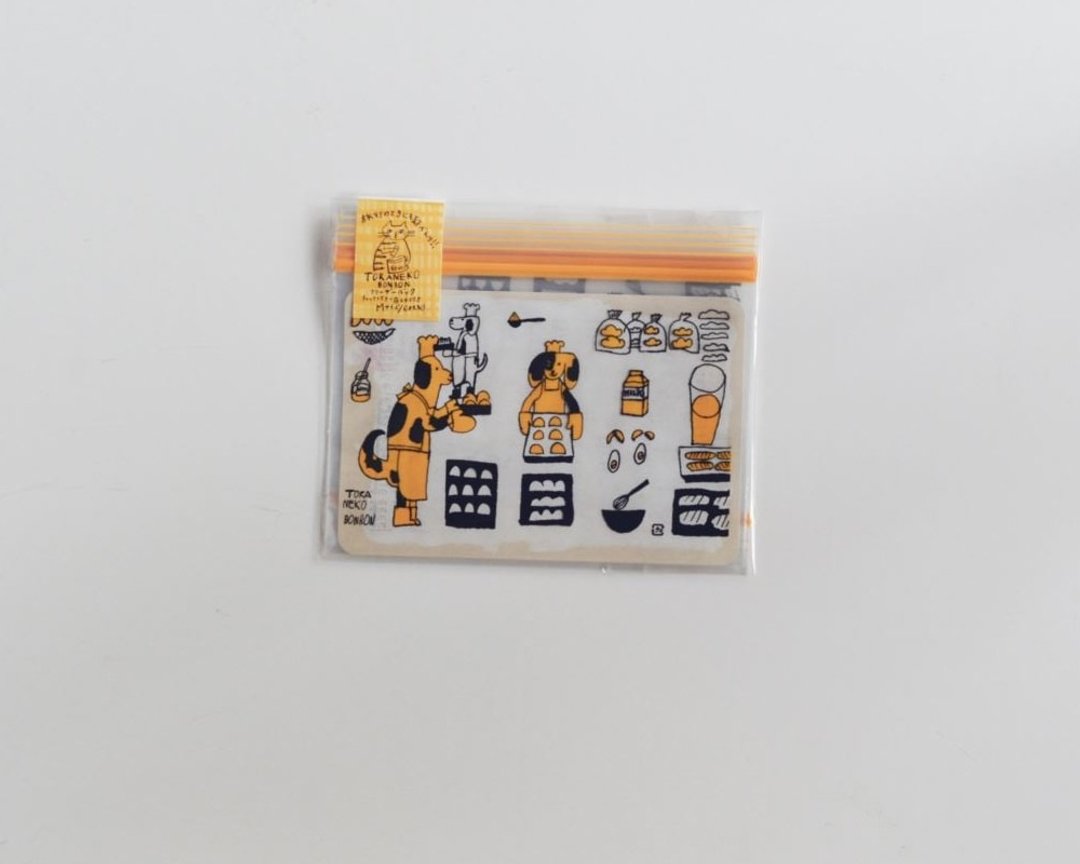 【仓敷意匠】中西直子 虎斑猫BonBon 夹链袋M : 99220-03 - 包装材料 - 塑料 
