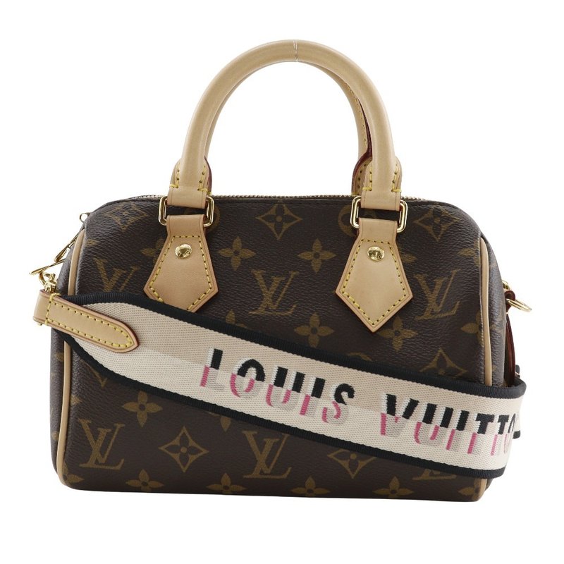 [日本直邮] Louis Vuitton Speedy Bandouliere 20 手提包 M46234 Monogram Noir 棕色 [二手] - 手提包/手提袋 - 人造皮革 咖啡色