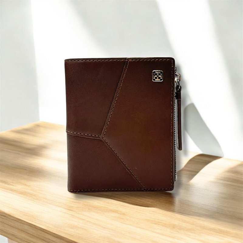 Tosca | Sujii Zipper Wallet 真皮 皮夹 钱包 散纸包 零钱 拉链 - 皮夹/钱包 - 真皮 咖啡色