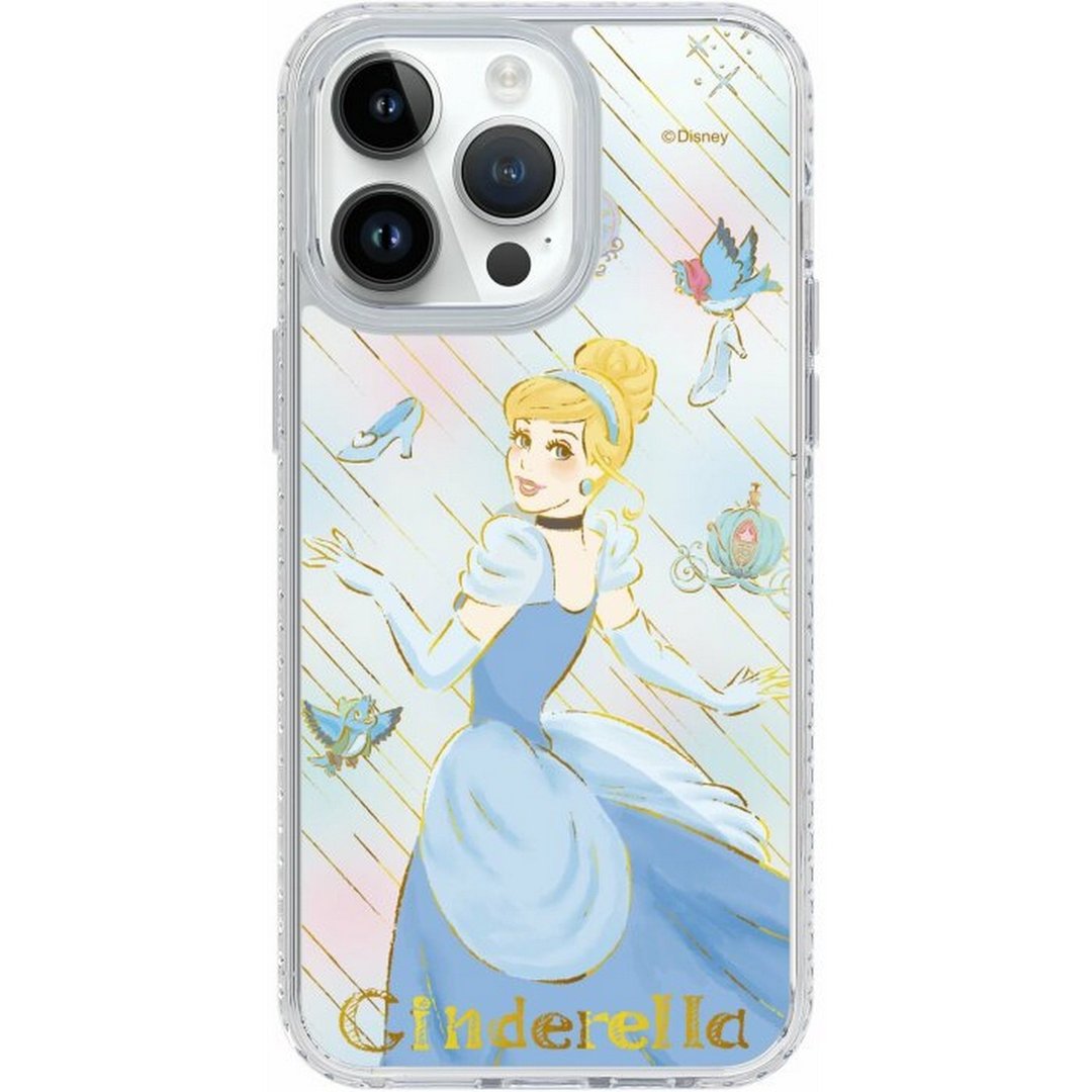 迪士尼公主灰姑娘 iPhone16 Samsung S25 烫金字 气垫/标准镜面壳 - 手机壳/手机套 - 塑料 多色