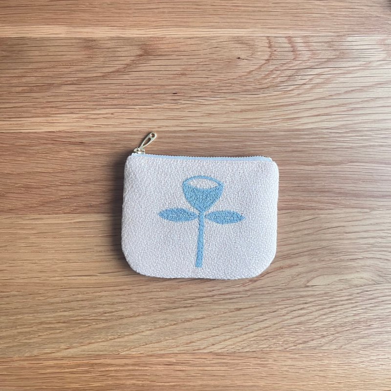 mina perhonen angel & anemone 迷你收纳袋 - 化妆包/杂物包 - 棉．麻 粉红色