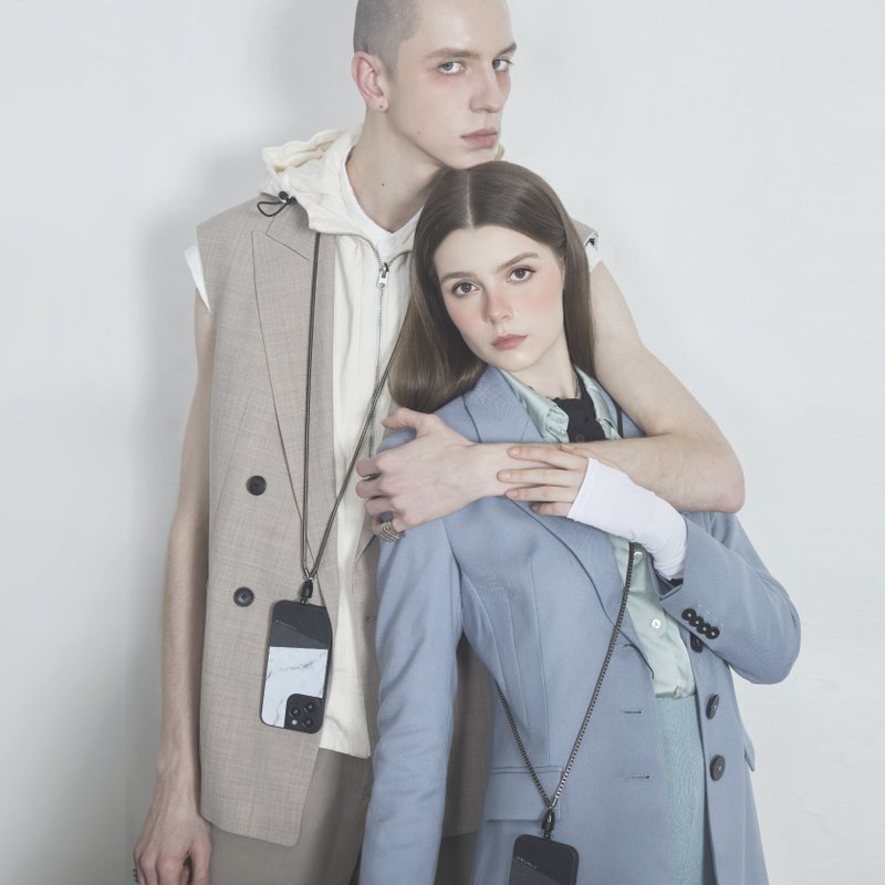 Yoggle Chain | 手机挂链/ 蛇链/ 电话链/ 斜背手机 Snake Chain - 挂绳/吊绳 - 不锈钢 银色