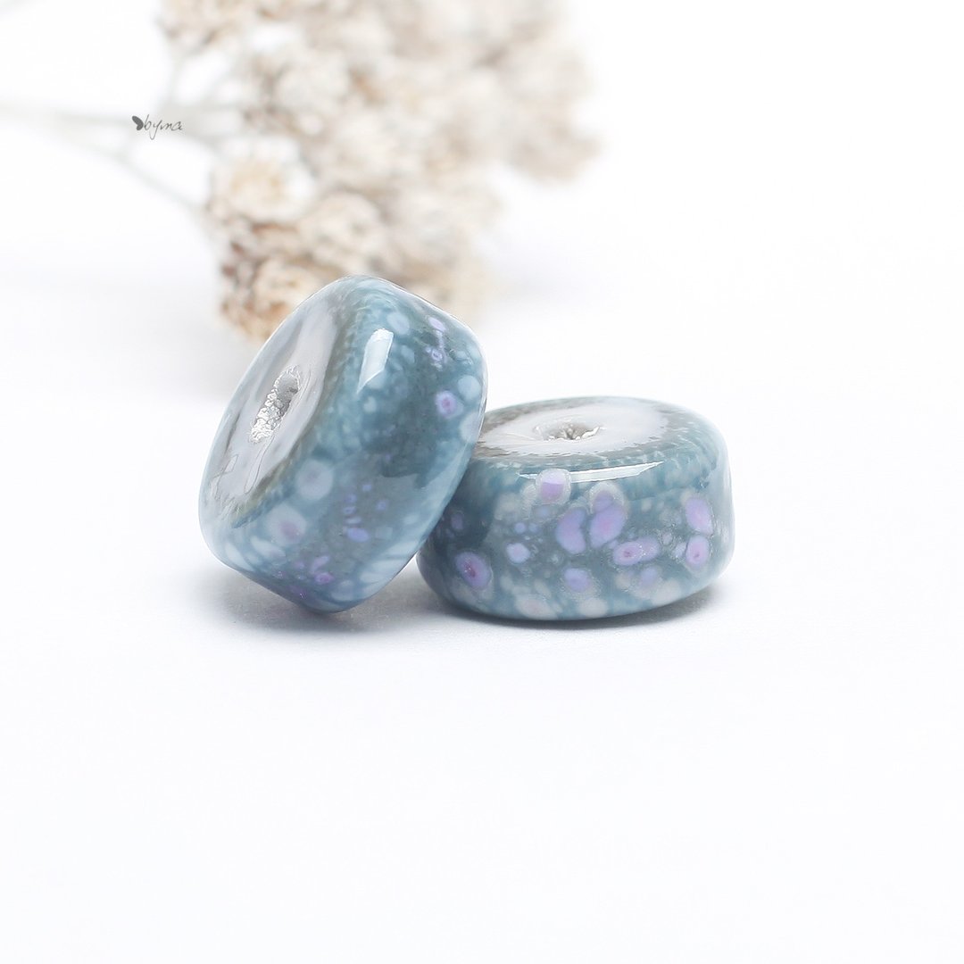 Handmade glass beads - 陶艺 - 玻璃 灰色