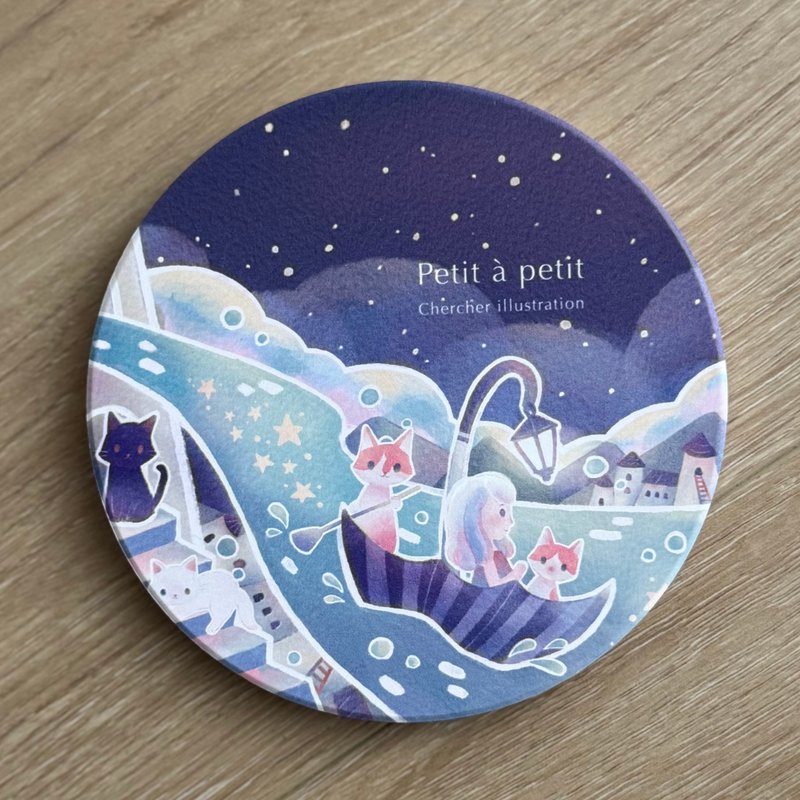 【现+预】漂流星星海陶瓷吸水杯垫-Petit à petit系列 - 杯垫 - 陶 多色