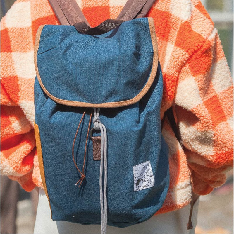 Backpack Bruno / Deep blue - 后背包/双肩包 - 其他材质 蓝色