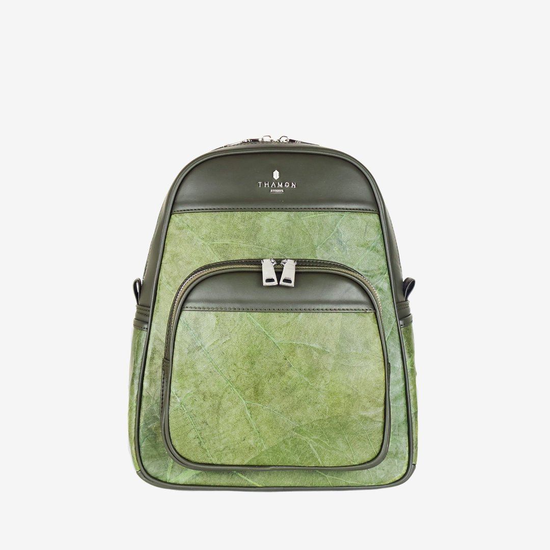 后背包 浅绿色 (Foglia Backpack) 后背包 绿色 - 后背包/双肩包 - 植物．花 绿色