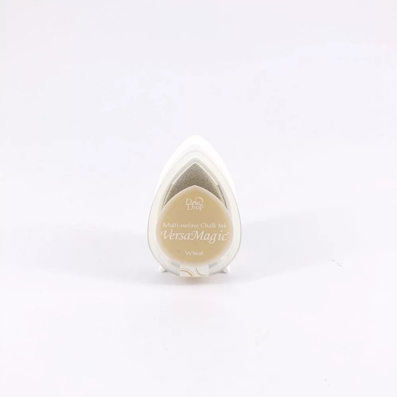 【TSUKINEKO 日本月猫】粉彩水滴印台 小麦色 - 印章/印台 - 塑料 卡其色