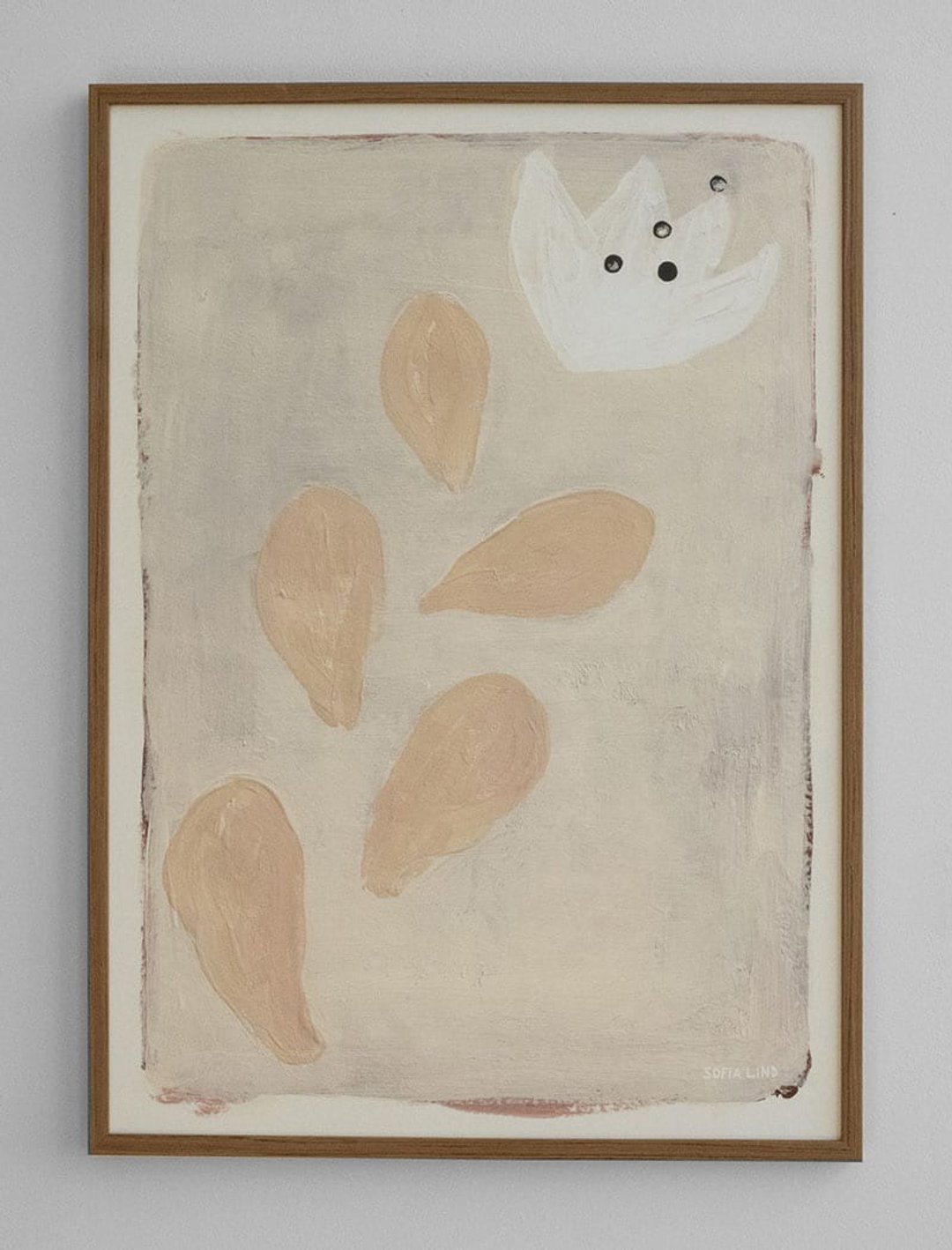 Sofia Lind - 瑞典艺术家设计海报 STONE CROP POSTER - 海报/装饰画/版画 - 纸 卡其色