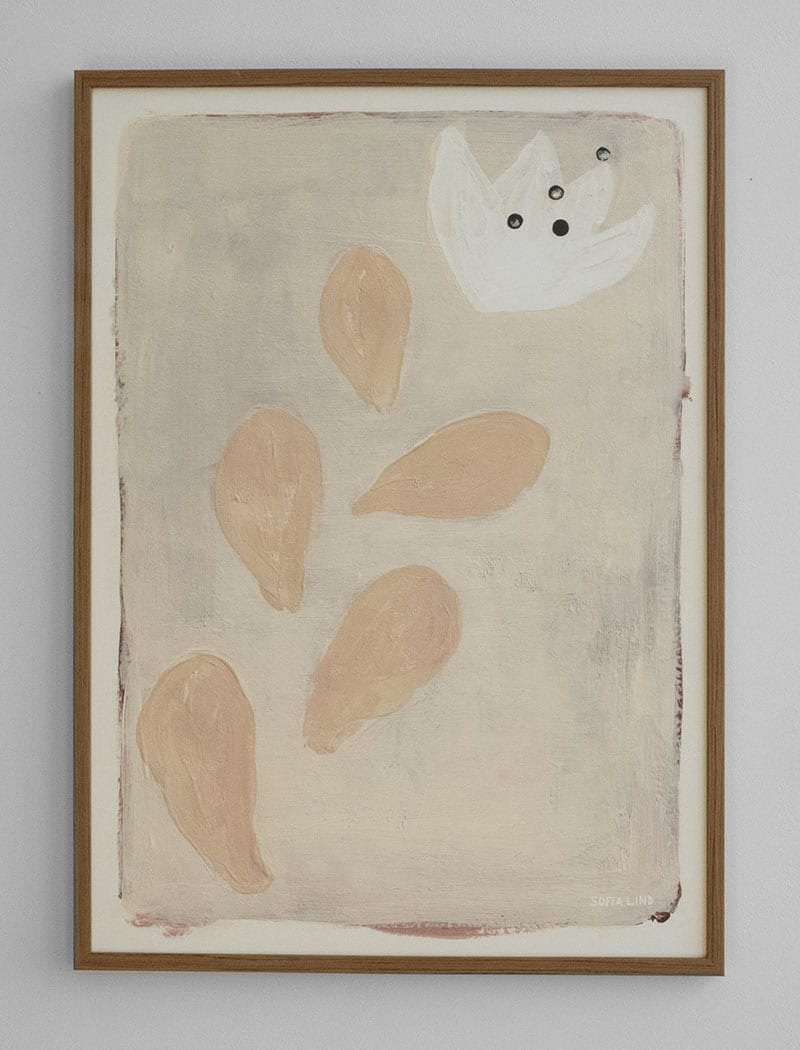 Sofia Lind - 瑞典艺术家设计海报 STONE CROP POSTER - 海报/装饰画/版画 - 纸 卡其色