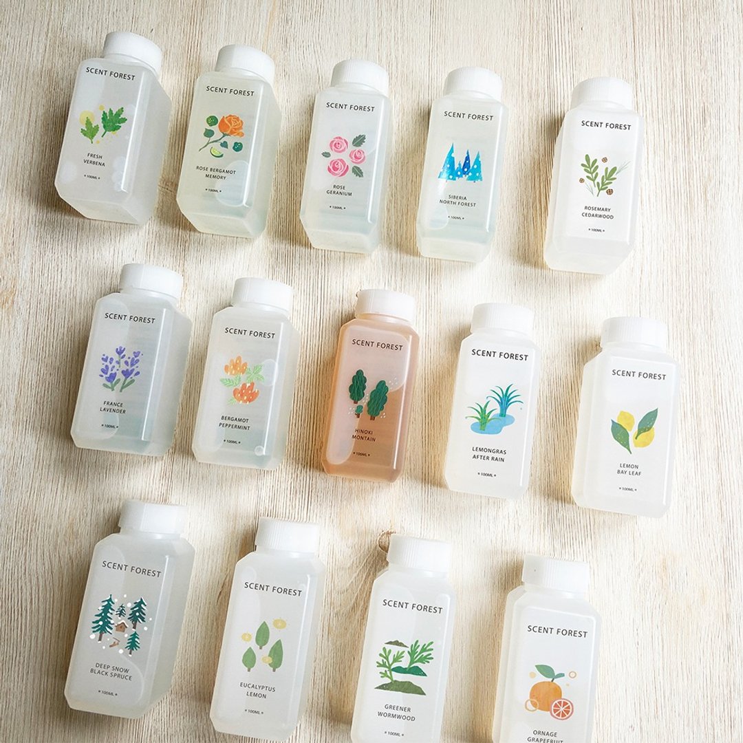 【补充精油】天然精油香氛花/竹系列  补充精油100ml - 共13款 - 香薰/精油/线香 - 精油 卡其色