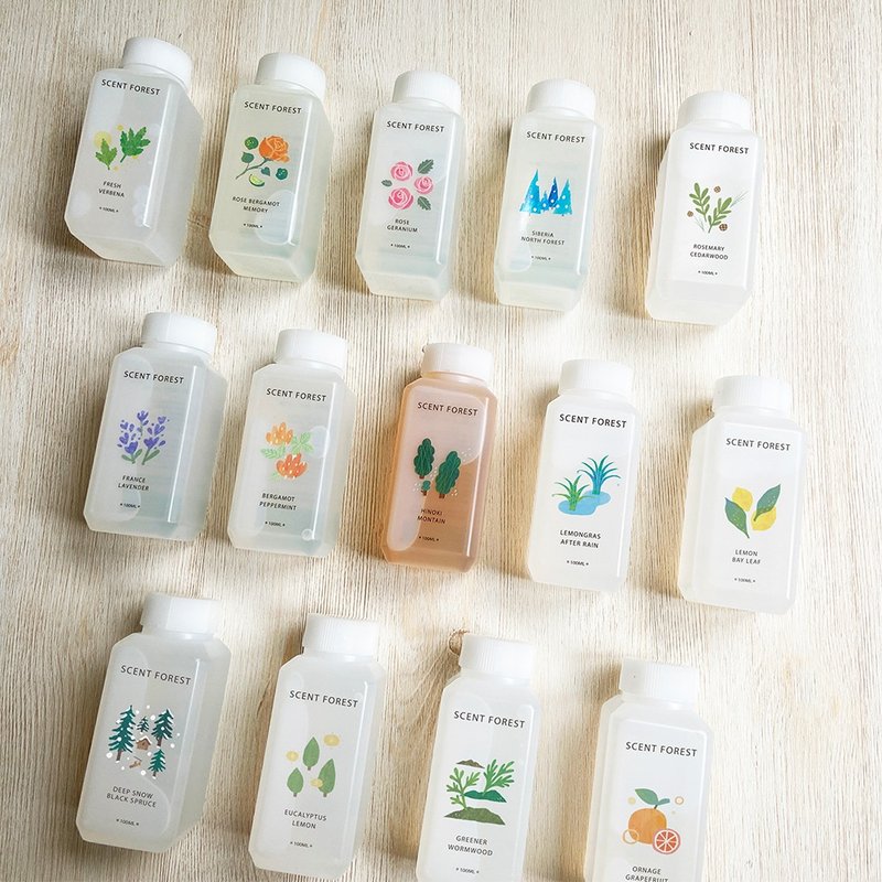 【补充精油】天然精油香氛花/竹系列  补充精油100ml - 共13款 - 香薰/精油/线香 - 精油 卡其色