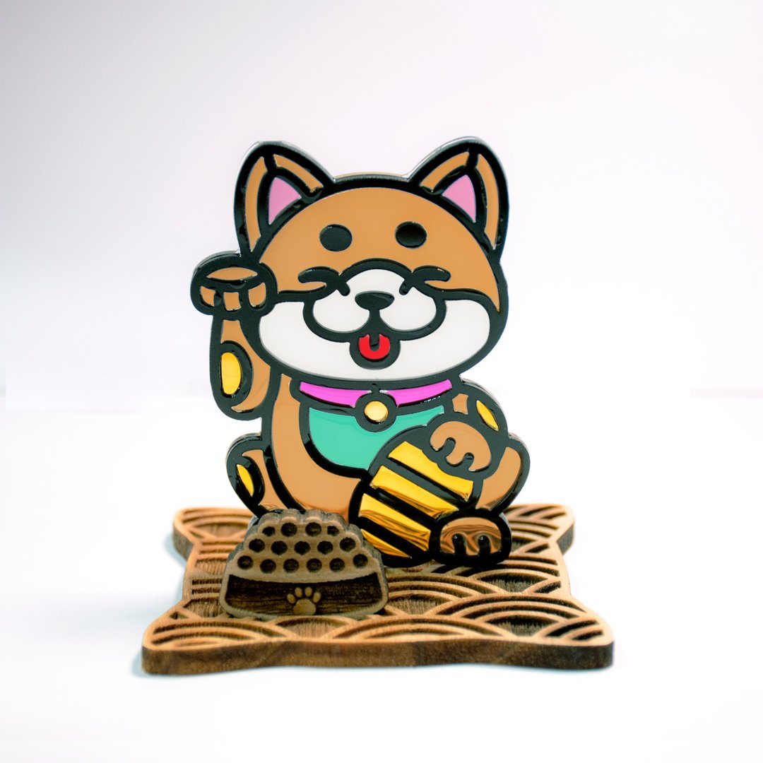招福柴犬 座台式 - 订制抱枕/饰品 - 树脂 多色