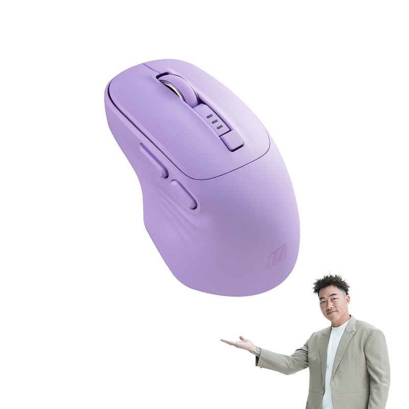 irocks M25R 快充式 无线 蓝牙 双模 静音鼠标 紫色 - 电脑配件 - 其他材质 