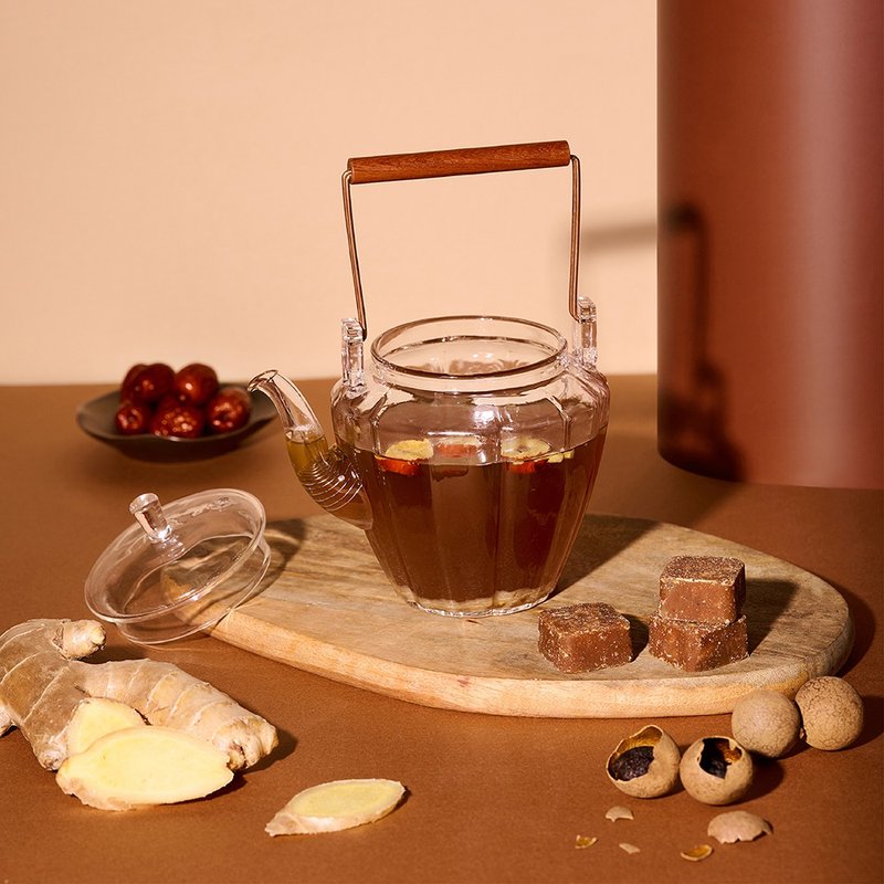 黑糖桂圆红枣姜母茶 | 17gx18入/袋 | 婚礼小物 送礼 女友礼 茶砖 - 蜂蜜/黑糖 - 其他材质 咖啡色