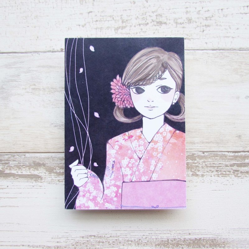 明信片 | 樱 - 卡片/明信片 - 纸 紫色