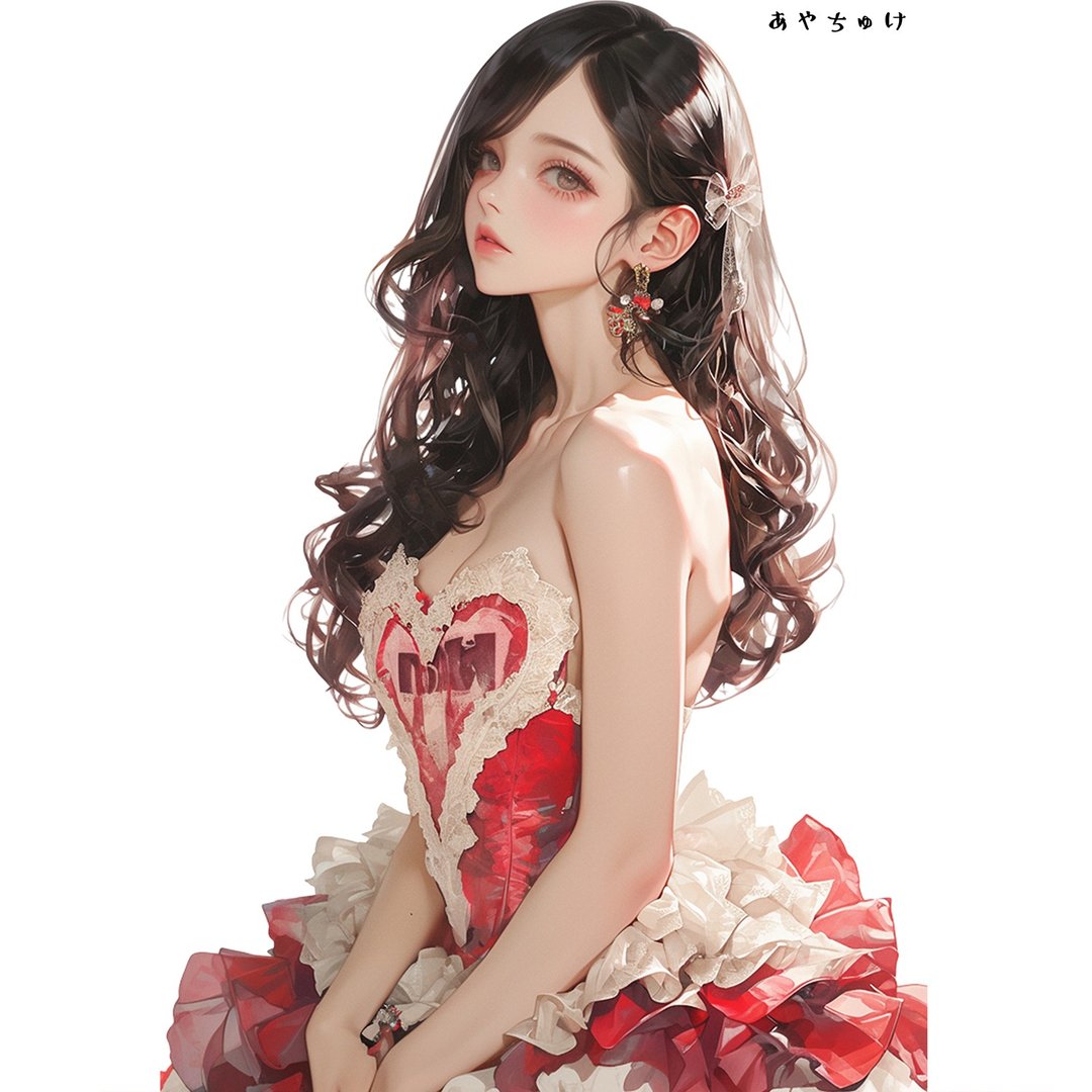 【12月新品6】07-111-0142 人物贴纸 性感情人节女孩 - 贴纸 - 纸 