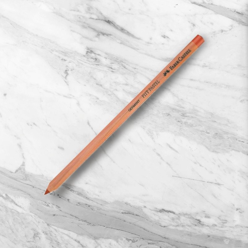 Faber-Castell PITT艺术家级-笔型炭精笔-砖红色-六入(原厂正货) - 其他 - 其他材质 红色