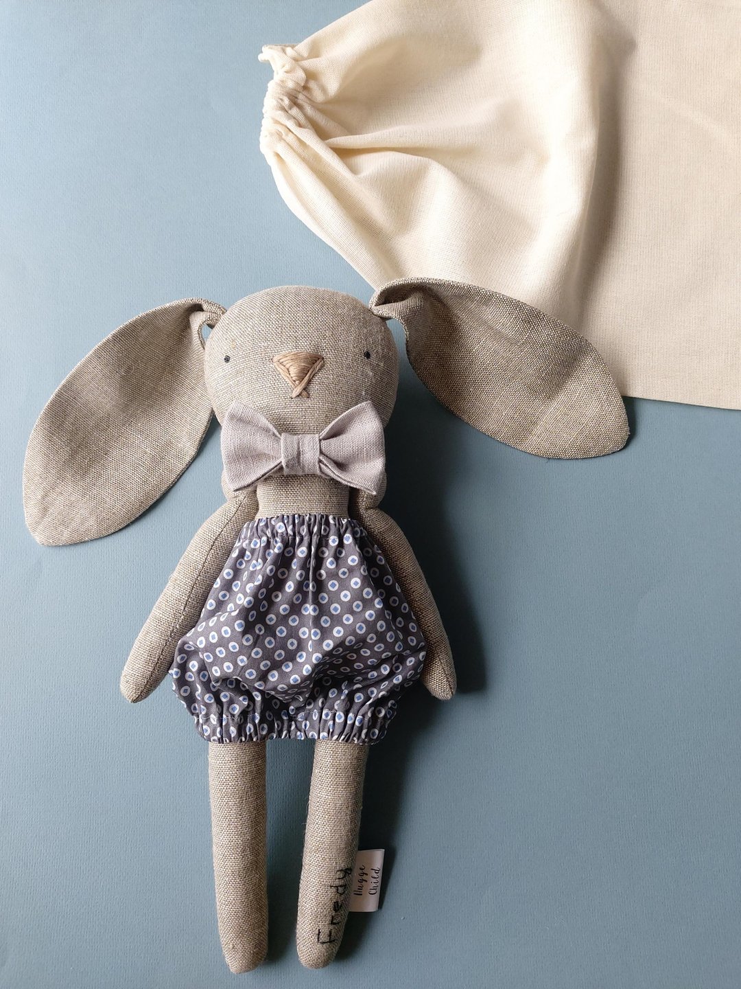 Baby animal toys, Nursery stuff animals, Bunny baby toys, Baby stuff for boy - 玩具/玩偶 - 环保材料 灰色