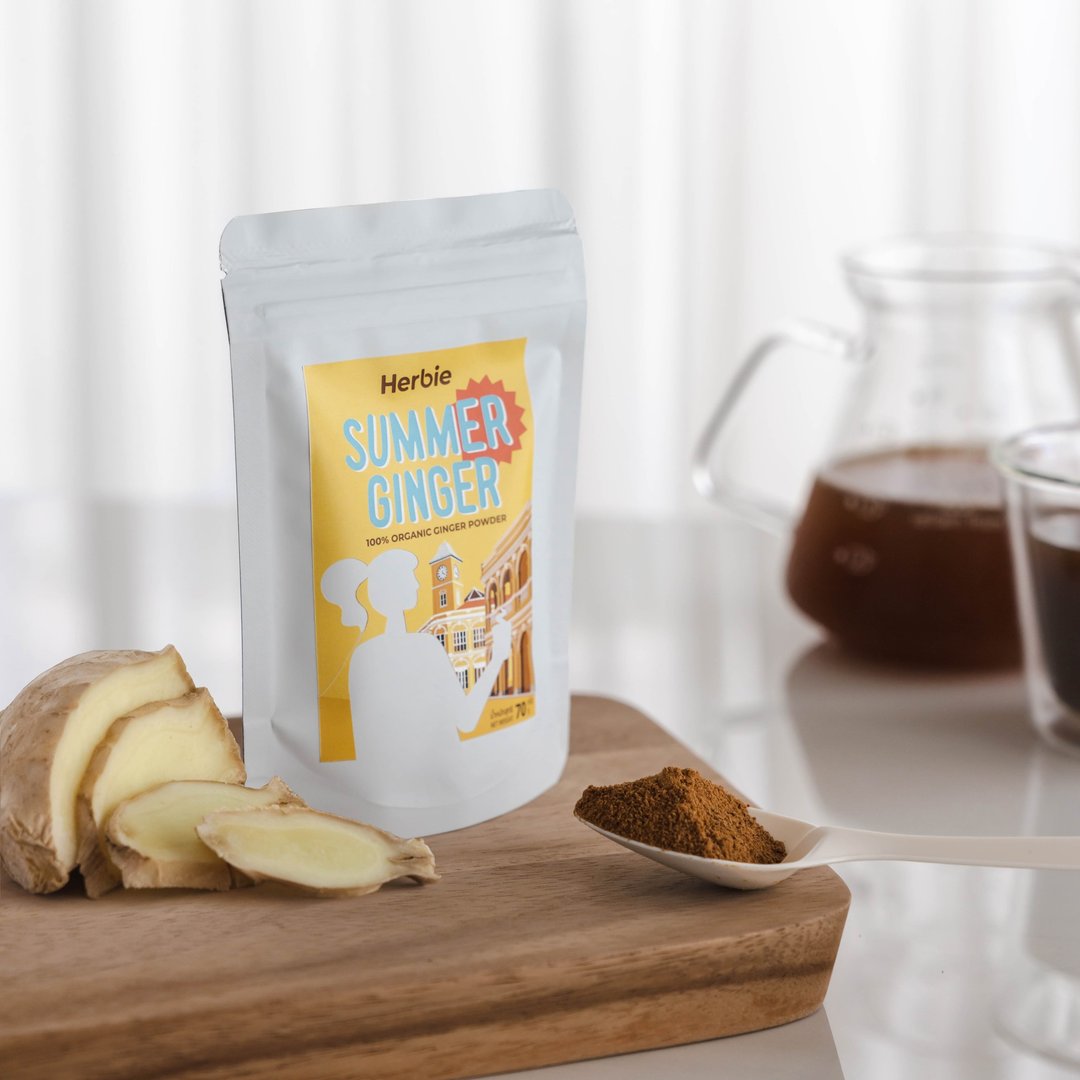 Summer Ginger 70 g | Organic ginger powder - 果汁/蔬果汁 - 植物．花 黄色
