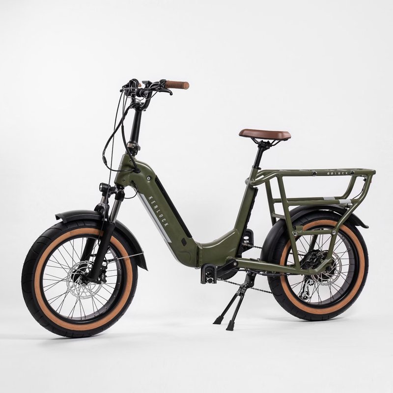 GOLUCK 折叠电动辅助自行车-军绿 - 自行车/周边 - 其他金属 绿色