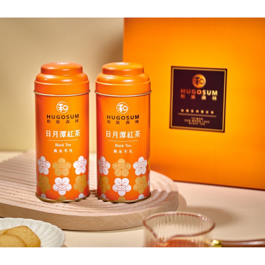 HUGOSUM 和菓森林【好茶礼盒】台湾日月潭红茶二红礼盒 - 茶 - 纸 多色