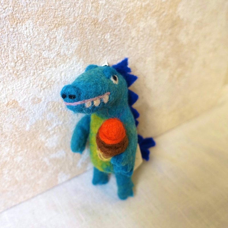 毛绒绒乐园 — 爱吃冰鳄鱼哥 • 羊毛毡手指偶 - 玩偶/公仔 - 羊毛 