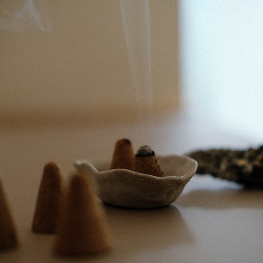 能量净化 秘鲁圣木香锥塔 - 香薰/精油/线香 - 木头 咖啡色