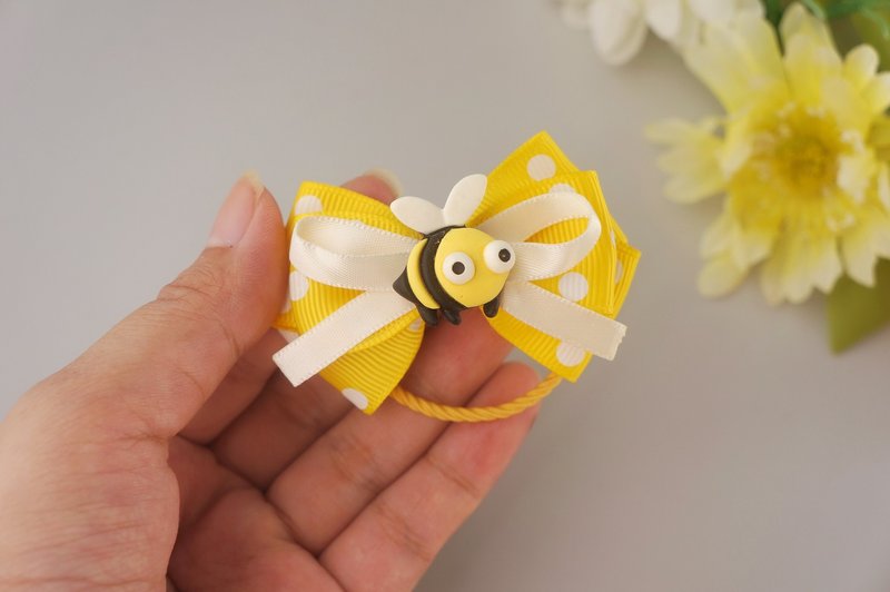 G2-宝宝儿童幼儿婴儿发束- 发束马尾公主头类 小蜜蜂 - 婴儿饰品 - 其他材质 