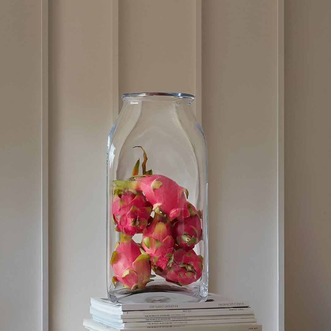 英国 LSA | Umberto  方形花瓶 /透明/H40cm - 花瓶/陶器 - 玻璃 透明
