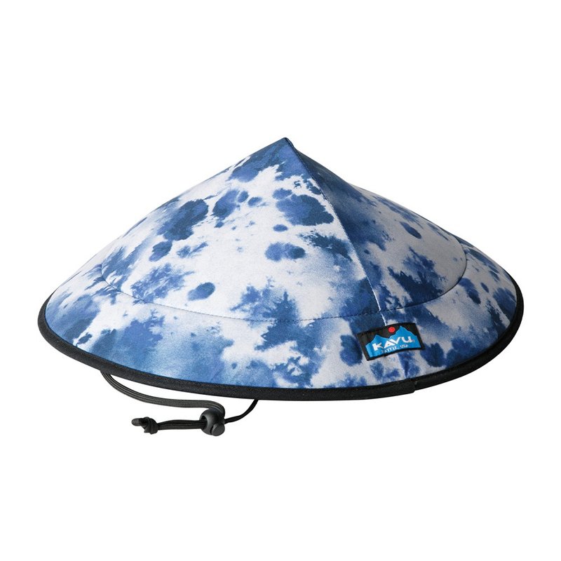 【西雅图 KAVU 】Chillba 防泼水遮阳斗笠帽 天空扎染 #175 - 帽子 - 尼龙 蓝色