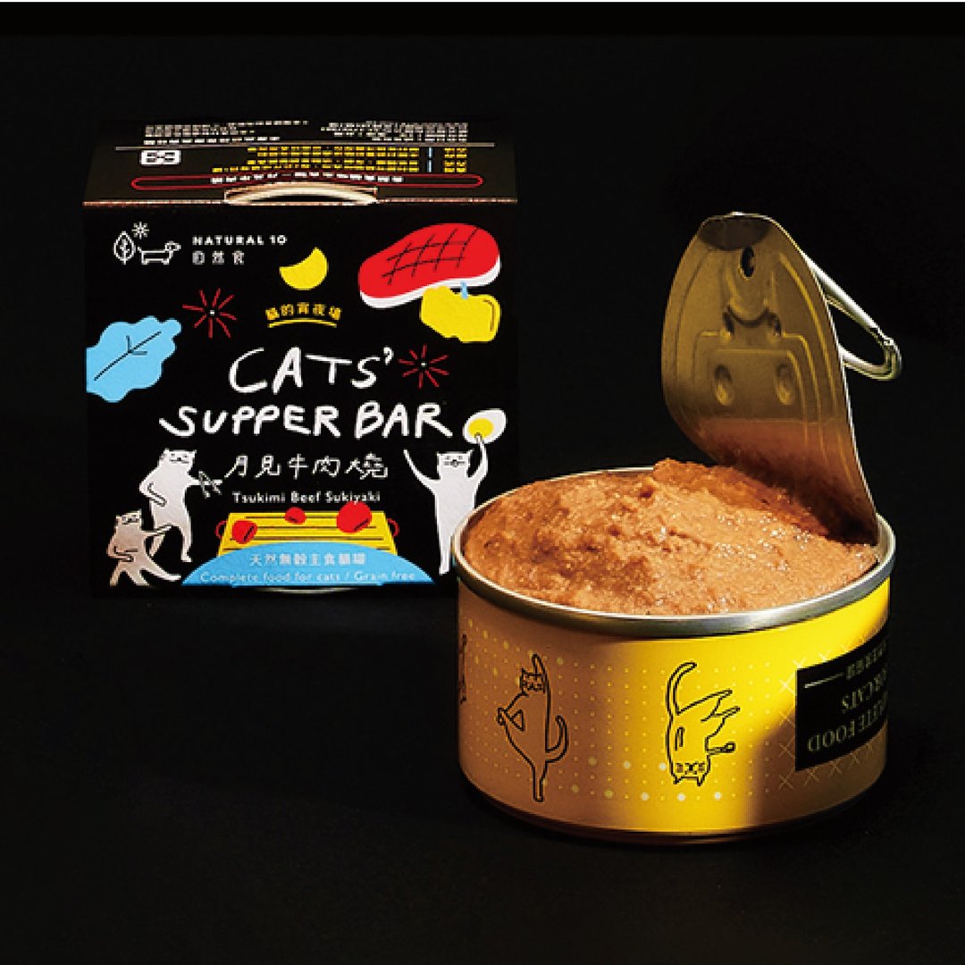 猫主食罐天然无谷 挑食族必备 月见牛肉烧口味 低磷 无胶 猫粮 - 猫罐头/鲜食 - 新鲜食材 
