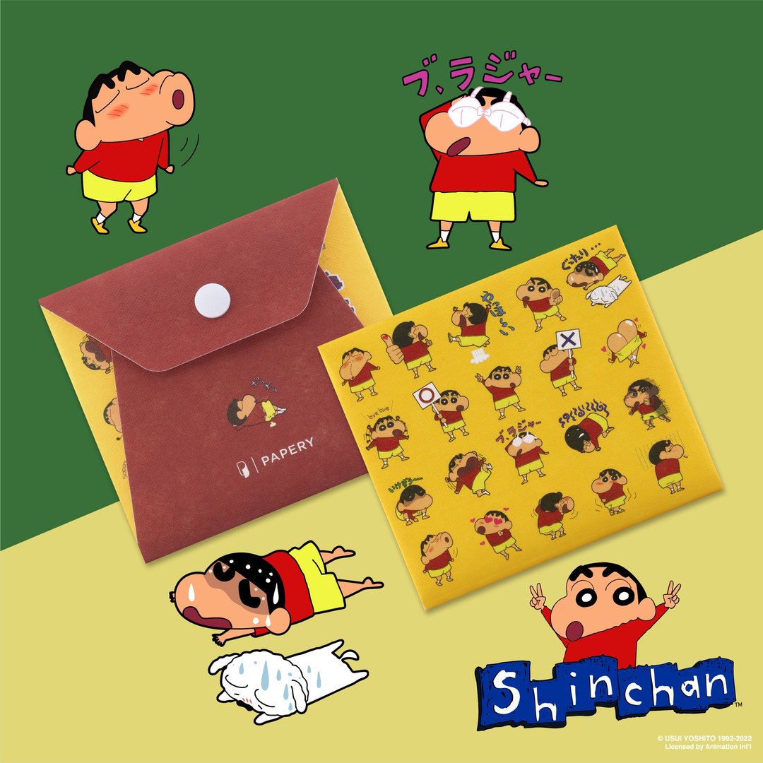MASKfolio S 口罩套 蜡笔小新 - Pattern - 口罩 - 纸 