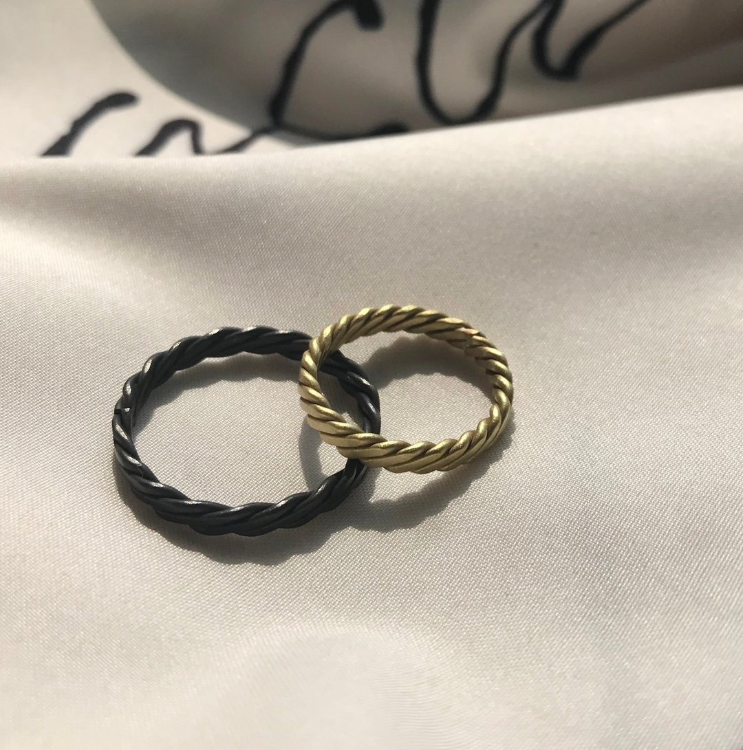 Twist ring IV - 戒指 - 铜/黄铜 
